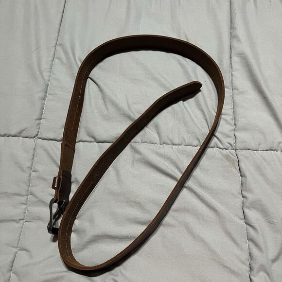 Levi Strauss & Co. Signature Men’s Leather Belt Size XL42 Brown - Picture 5 of 8